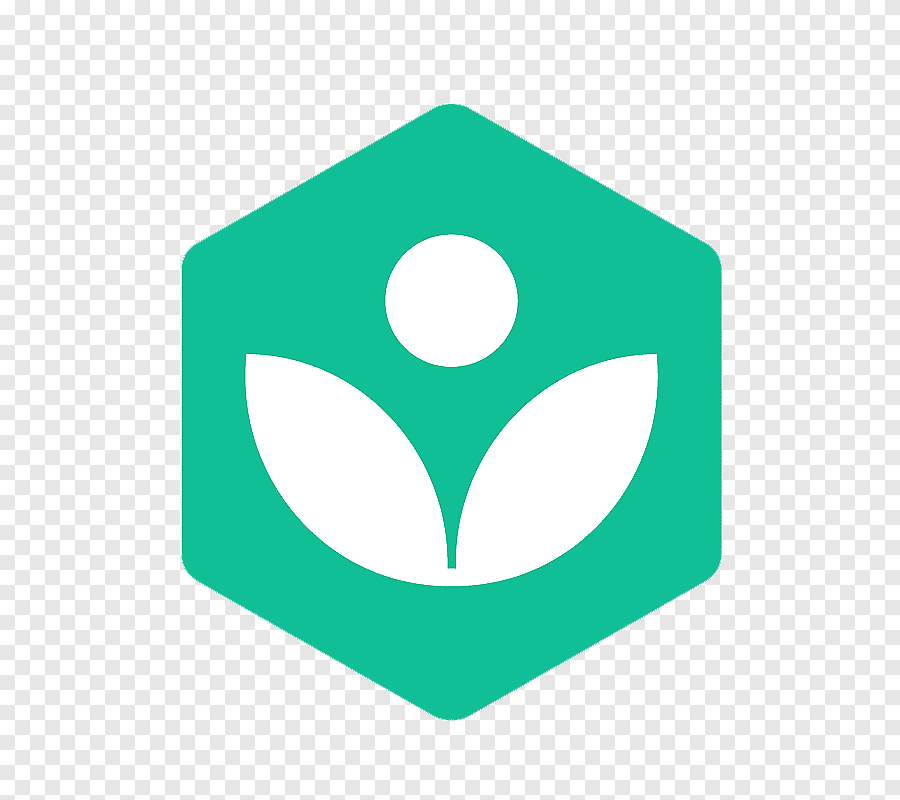 A green hexagon with a white flower and a person in it

Description automatically generated